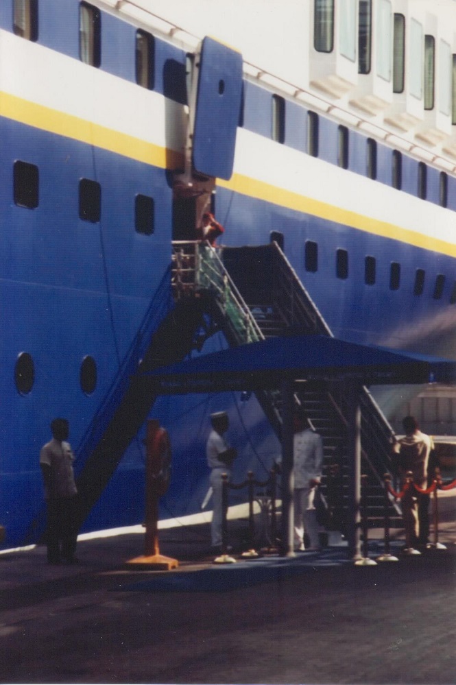 Olympic Voyager boarding